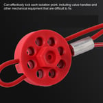 Cable Lock Kit Adjustable Insulation Universal For Valve Red Energy Isolat GDS