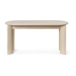 ferm LIVING Bevel benk White Oiled Beech