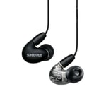 Shure AONIC 5 Wired Sound Isolating Earbuds, High Definition Sound + Natural Bass, Three Drivers, In-Ear Fit, Detachable Cable, Durable Quality, Compatible with Apple & Android Devices – Black