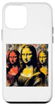 Coque pour iPhone 12 mini Illustration artistique de graffiti de Léonard de Vinci, Mona Lisa