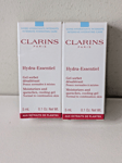 Clarins Hydra Essentiel Gel Sorbet Moisturiser & Quenches, Cooling Gel 5mlx2