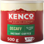 Kenco Decaf Instant Coffee Tin - 1 x 500g  