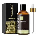 MAYJAM Huile Essentielle de Vanille 100ML de Haute Qualité pour Diffuseur, Humidificateur, DIY, Home, Wardrobes