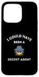 Coque pour iPhone 15 Pro Max Spy Secret Agent Movie Books Fan Reader Dad Père Mom