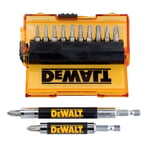 DEWALT ACCESSOIRES Coffret de 14 pièces avec embouts vissage 25 mm DT71570-QZ 2 portes-embouts magnétiques