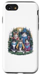 Coque pour iPhone SE (2020) / 7 / 8 Feline Fairytale : Cats Whiskered Wonders