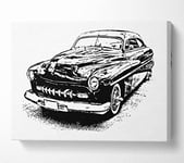 American Classic 16 Canvas Print Wall Art - Large 26 x 40 Inches