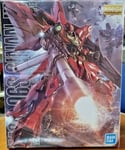 Gundam MG Master Grade MSN-06S Sinanju & Bazooka 1/100 Model Kit Gunpla Bandai