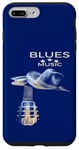 Coque pour iPhone 7 Plus/8 Plus Guitare acoustique Blues Musique