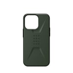 UAG Rugged Case for iPhone 13 Pro 5G [6.1-inch] - Civilian Olive - baksidedeksel for mobiltelefon