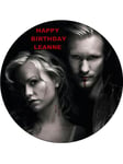 7.5 TRUE BLOOD  ERIC/SOOKY  EDIBLE ICING CAKE TOPPER