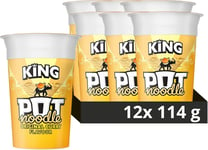 Pot Noodle Original Curry King instant vegetarian snack quick to...