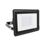 V-TAC Projecteur LED d'extérieur 30 W avec puce Samsung et connecteur direct – [dernière génération] – IP65 – 2340 lumens – Projecteur LED extérieur, couleur noire, imperméable – 6 500 K, lumière