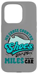 Coque pour iPhone 15 Pro Mes chaussures de cross-country ont plus de milles pour