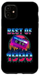 Coque pour iPhone 11 Best Of 1990 34 Years Old Cassette Tape 80s 34th Birthday