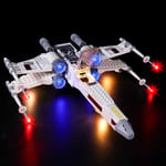 12che LED Lighting Kit for Lego Star Wars Luke Skywalker's X-Wing Fighter 75301 - LED Included Only, No LEGO Kit