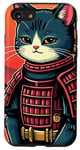 iPhone SE (2020) / 7 / 8 Japanese Samurai Cat Case