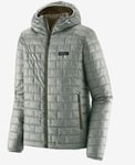 Patagonia M's Nano puff hoody fitz roy trout - Sleet green