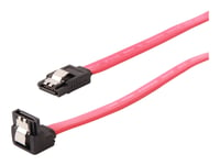 Cablexpert - Sata-Kabel - Serial Ata 150/300/600 - Sata Vinklad Till Sata Spärrad - 10 Cm - Platt