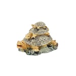 lachineuse - Figurine 3 Tortues Feng Shui - Tortues Décoratives - Symbole de Longévité, Richesse, Prospérité - Protection de la Maison et de la Famille - 9 x 5,5 x 6 cm - Asiatique - Coloris Ivoire