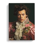 Harry Styles Rococo Art Canvas Print for Living Room Bedroom Home Office Décor, Wall Art Picture Ready to Hang, 30x20 Inch (76x50 cm)