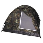 MFH 3 Personne Tente Monodom Avec Moustiquaire Flecktarn