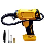 Cordless Electric Air Pump Inflator Air Compressor For Dewalt 18V/20V Battery