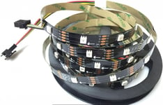 5m APA102 Smart LED Pixel Strip 30 LEDs/Pixels/m,Non-Waterproof IP30 Data and