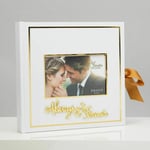 Always & Forever Gold Foil Scrap Book 6"x4" Wedding Album