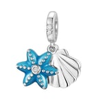 Starfish Shell Charm Ocean Charm for Pandora Charm Summer Jewelry