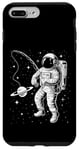 Coque pour iPhone 7 Plus/8 Plus Funny Planet Astronaute Galaxie Espace Astronaute Pêche