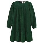 Creamie Dress Glitter Pine Green | Grön | 110 cm