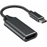 Adaptateur USB C vers HDMI, Adaptateur USB Type C à HDMI 4k (Thunderbolt 3 compatible) avec sortie audio vidéo pour MacBook Pro 2018/2017, iPad pro