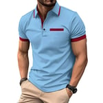 Polo Homme De Sport Golf Tennis Manche Courte Fit Grande Vêtements Masculin Wx7