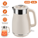 Electric Kettle 1.8L 1800W Cordless Fast Boil Portable Travel Kitchen Hotel Jug