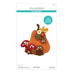 Spellbinders Pumpkin Lane House Etched Dies from The Felt Stitch & Create Collection by Nicole Spohr, Metal, ONE