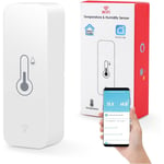 Jalleria Hygromètres WiFi pour la Maison Intérieur et Extérieur, Thermomètre Hygromètre avec Contrôle par Application Tuya Smart Life Moniteur de