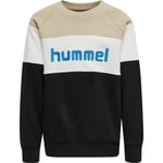 hummel Claes Sweatshirt Barn - Beige/Svart - str. 128