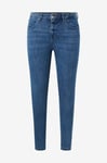 Only Carmakoma - Jeans carPower Mid Waist Skinny - Blå