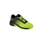 Kempa Attack 2.0 Junior, Baskets Basses de Course Chaussures de Sport Handball Jogging Outdoor Loisirs Shoes-légères et Respirantes Garçon, Jaune Fluo Noir, Taille 34 EU