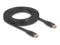 Delock - Hög Hastighet - Hdmi-Kabel Med Ethernet - Hdmi Hane Till Hdmi Hane - 3 M - Svart - Guldpläterade Kontakter, Upp Till 48 Gbps Dataöverföringshastighet, 8K60 Hz (7680 X 4320) Stöd, 5K120 Hz (5120 X 2880) Stöd, 4K240 Hz (3840 X 2160) Stöd, 3D-