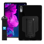 Armor-X Lenovo Tab P11 Pro TB-J706 Skal Shockproof Case Kickstand Hand Strap X-Mount