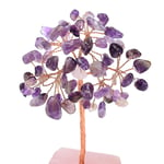 (Boxed Colorful Crystals + Fluorite Bottom) Crystal Tree Healing Crystal Gems GB