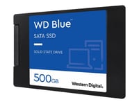 Disque SSD SATA WD Blue 3D NAND WDS500G2B0A - SSD - 500 Go - interne - 2.5" - SATA 6Gb/s