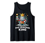 Cracker King Funny Christmas New Year's Eve Party Cracker Tank Top