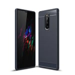 Sony Xperia 1 Carbon Fibre Case  Navy