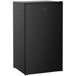 HOMCOM 91L Freestanding Under Counter Fridge Freezer Chiller Box Reversible Door