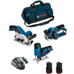 Kit 12V BMKB3-28AD2 (gks 12V-26 gst 12V-70 gho 12V-20 2 x 2,0 Ah GAL1230CV hdbag) - Bosch