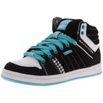 Vans Callie Hi, Baskets Mode Femme - Noir/Blanc/Turquoise, 36 EU