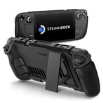 Spigen Thin Fit Pro Coque de Protection avec béquille Compatible avec Steam Deck LCD (2022) / Steam Deck OLED (2023) / Coque en TPU et PC avec Absorption des Chocs et Anti-Rayures Accessoires - Noir